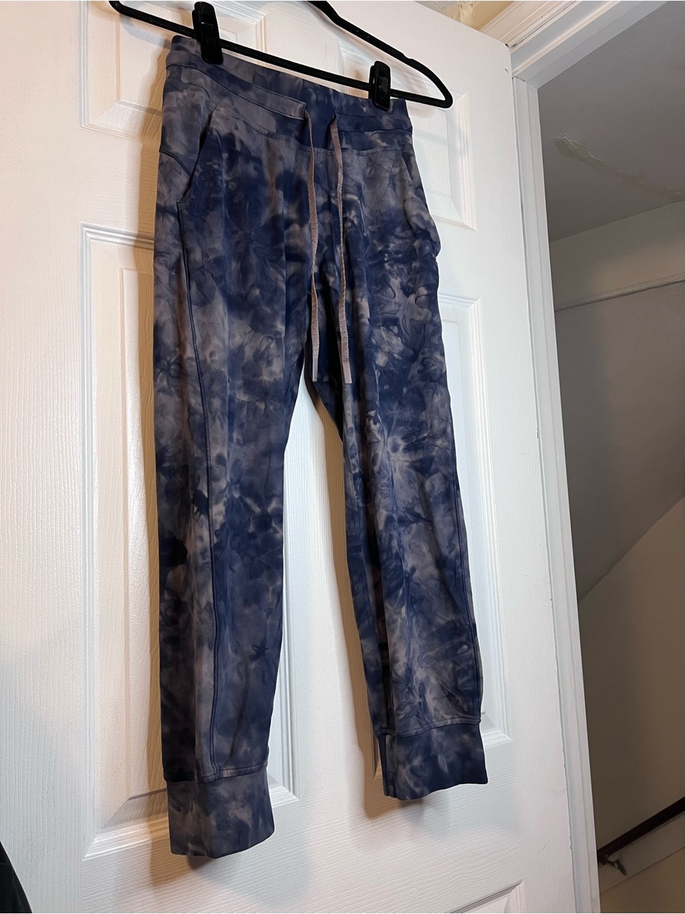 #962 Lululemon Ready to Rulu Jogger Crop Diamond Dye Lunar Rock True Navy Sz 4 - Picture 6 of 11